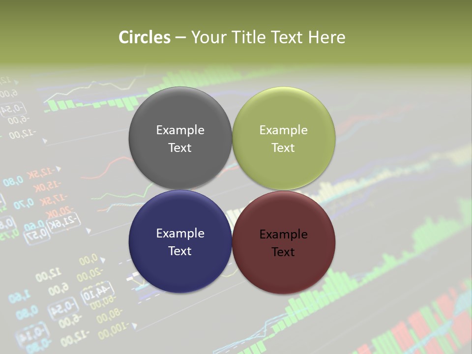 A Computer Screen With A Bunch Of Graphs On It PowerPoint Template