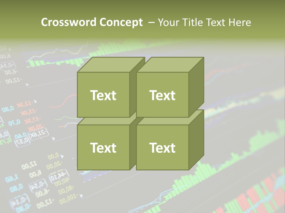 A Computer Screen With A Bunch Of Graphs On It PowerPoint Template