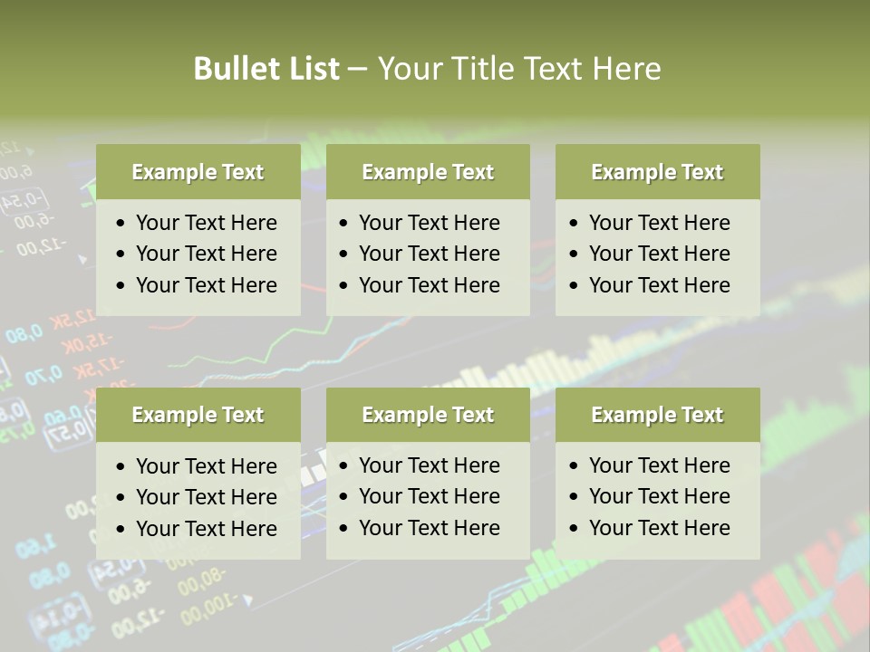 A Computer Screen With A Bunch Of Graphs On It PowerPoint Template
