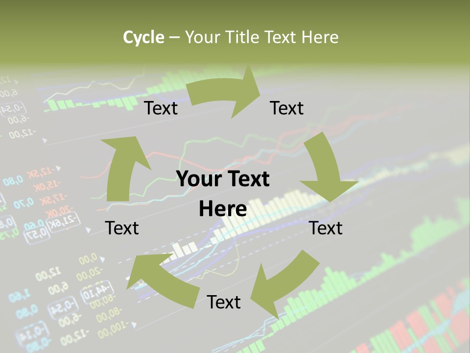 A Computer Screen With A Bunch Of Graphs On It PowerPoint Template