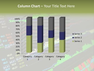 A Computer Screen With A Bunch Of Graphs On It PowerPoint Template