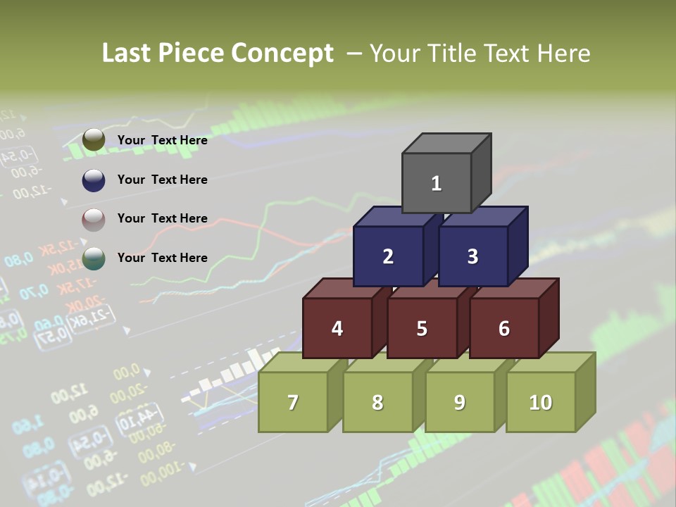 A Computer Screen With A Bunch Of Graphs On It PowerPoint Template
