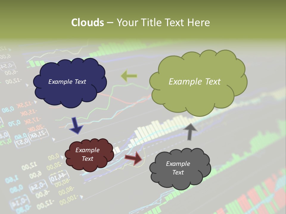 A Computer Screen With A Bunch Of Graphs On It PowerPoint Template