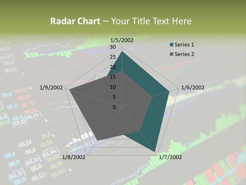 A Computer Screen With A Bunch Of Graphs On It PowerPoint Template