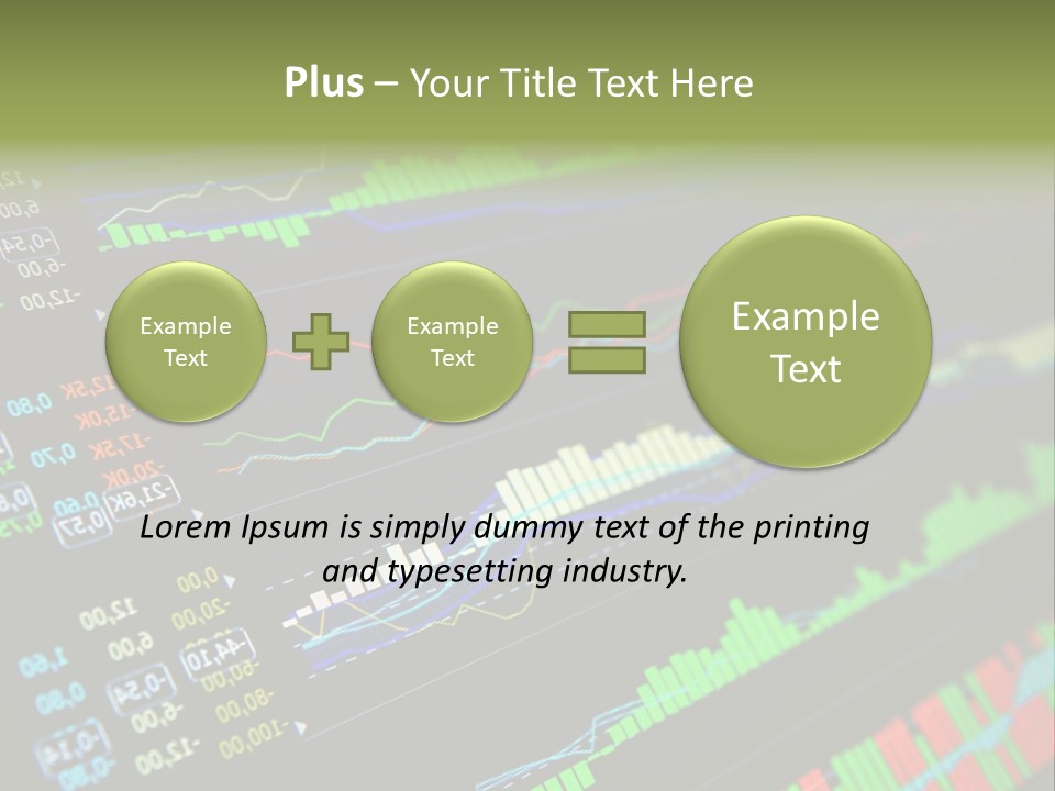 A Computer Screen With A Bunch Of Graphs On It PowerPoint Template