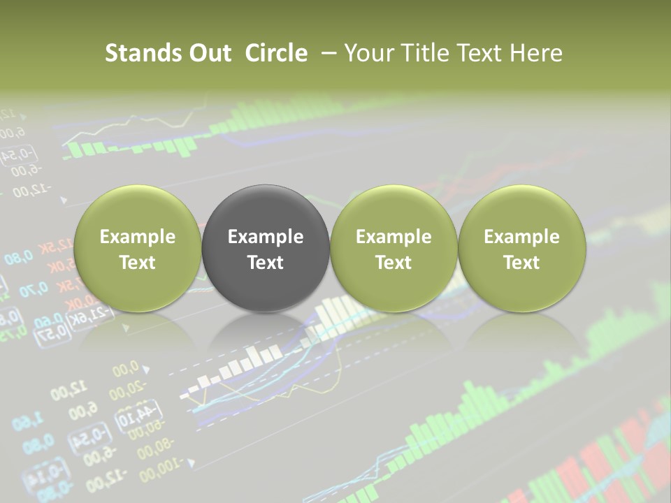A Computer Screen With A Bunch Of Graphs On It PowerPoint Template
