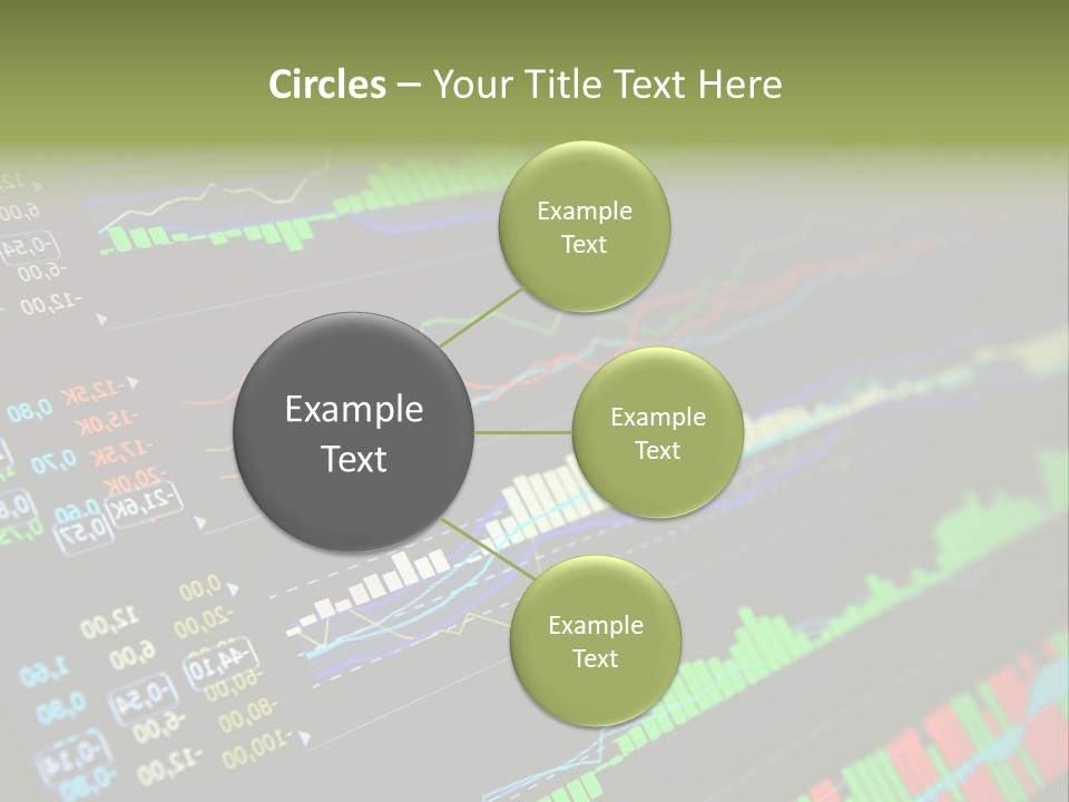 A Computer Screen With A Bunch Of Graphs On It PowerPoint Template