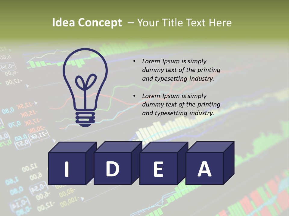 A Computer Screen With A Bunch Of Graphs On It PowerPoint Template