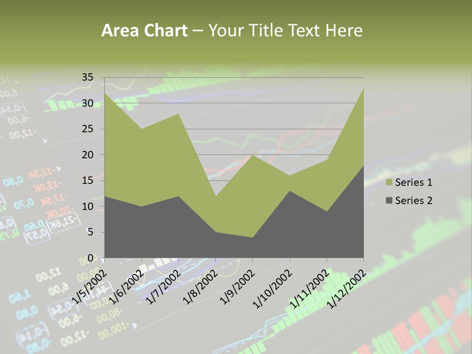 A Computer Screen With A Bunch Of Graphs On It PowerPoint Template