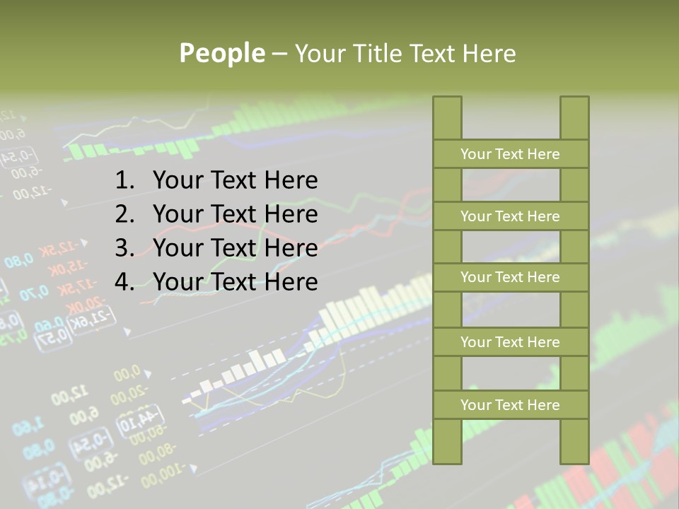 A Computer Screen With A Bunch Of Graphs On It PowerPoint Template