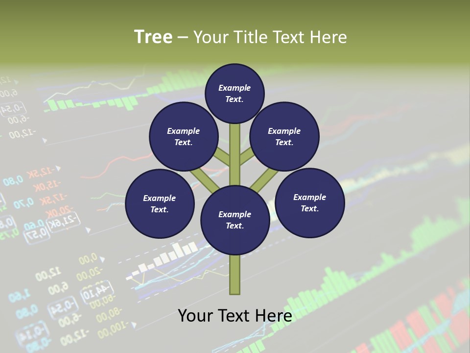A Computer Screen With A Bunch Of Graphs On It PowerPoint Template