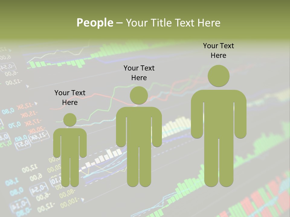 A Computer Screen With A Bunch Of Graphs On It PowerPoint Template