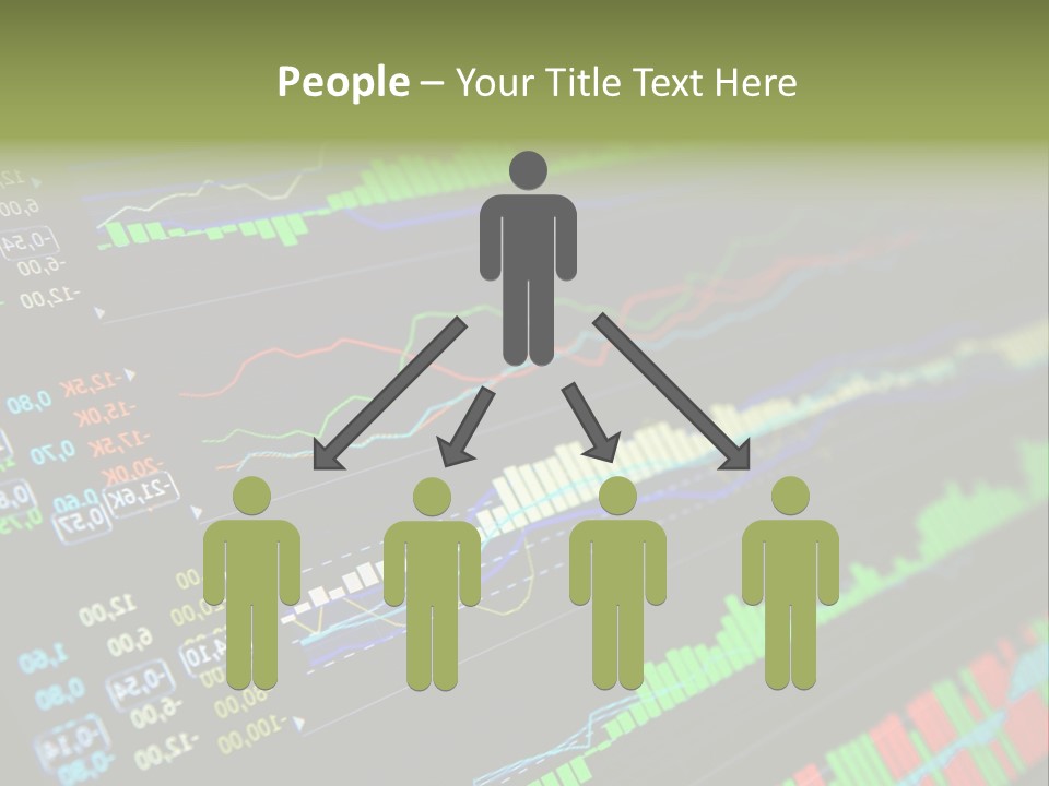 A Computer Screen With A Bunch Of Graphs On It PowerPoint Template