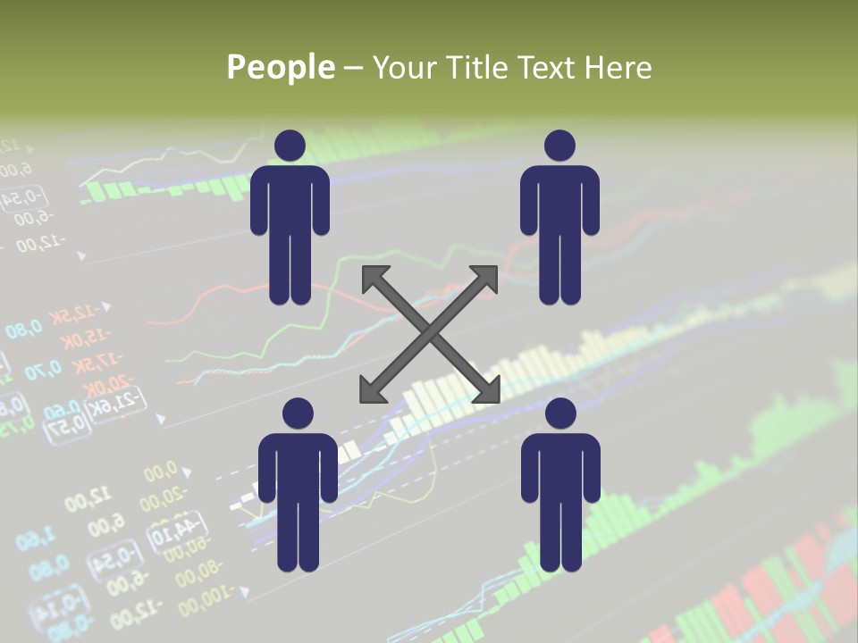 A Computer Screen With A Bunch Of Graphs On It PowerPoint Template