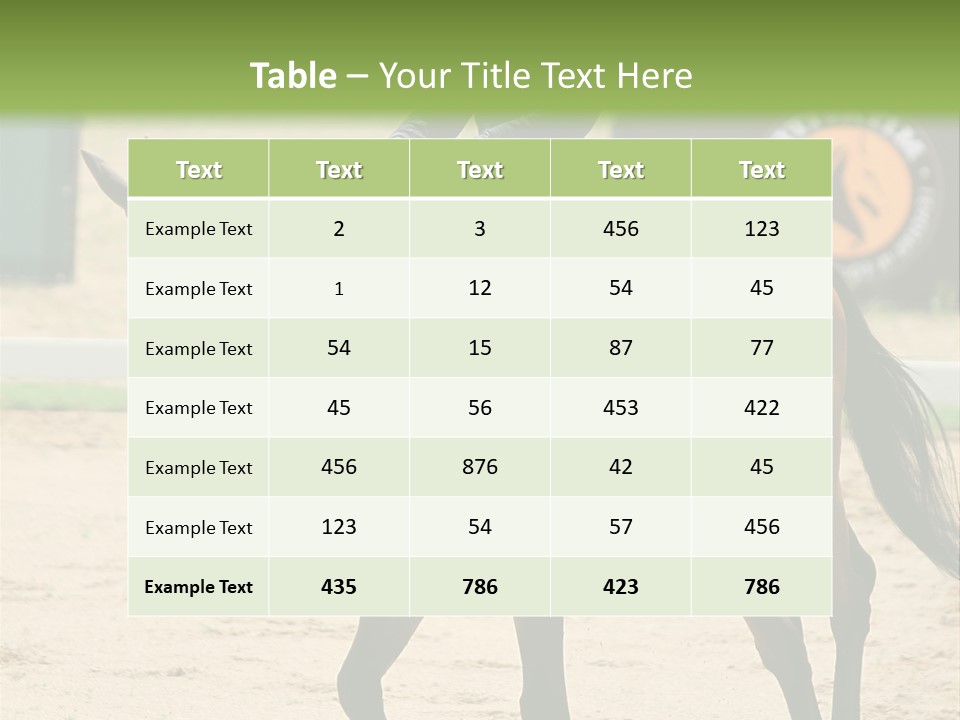 Fresh Bowl Green PowerPoint Template
