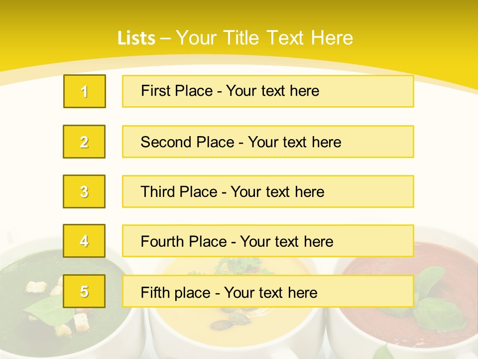 Fresh Bowl Green PowerPoint Template