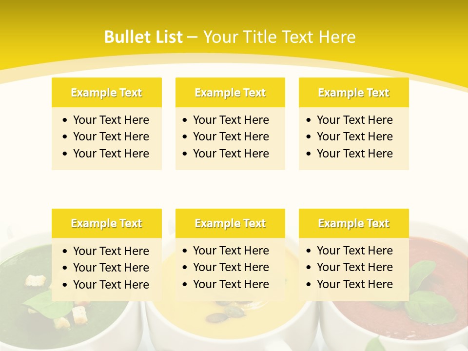 Fresh Bowl Green PowerPoint Template