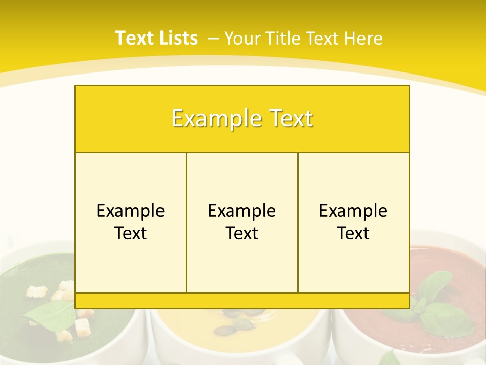 Fresh Bowl Green PowerPoint Template