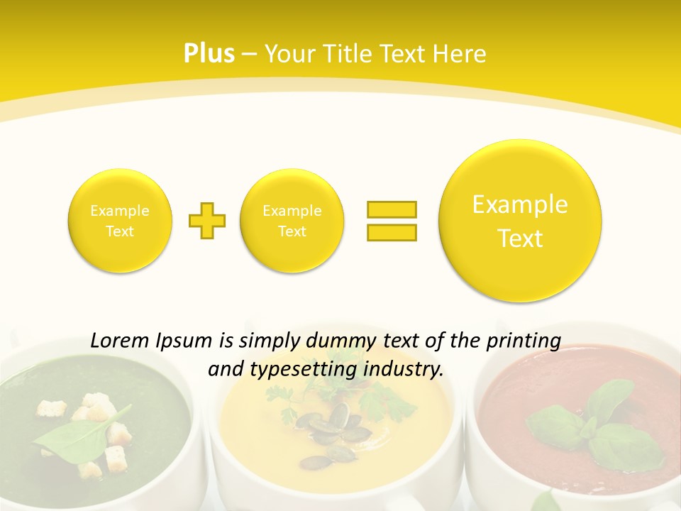 Fresh Bowl Green PowerPoint Template