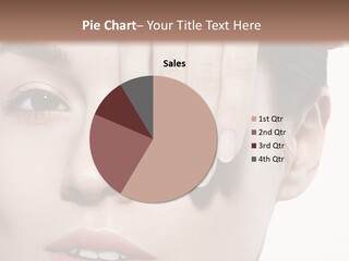 Woman Contact Fashion PowerPoint Template