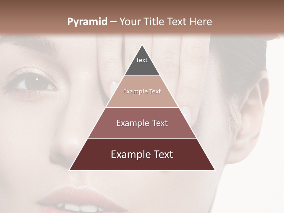 Woman Contact Fashion PowerPoint Template