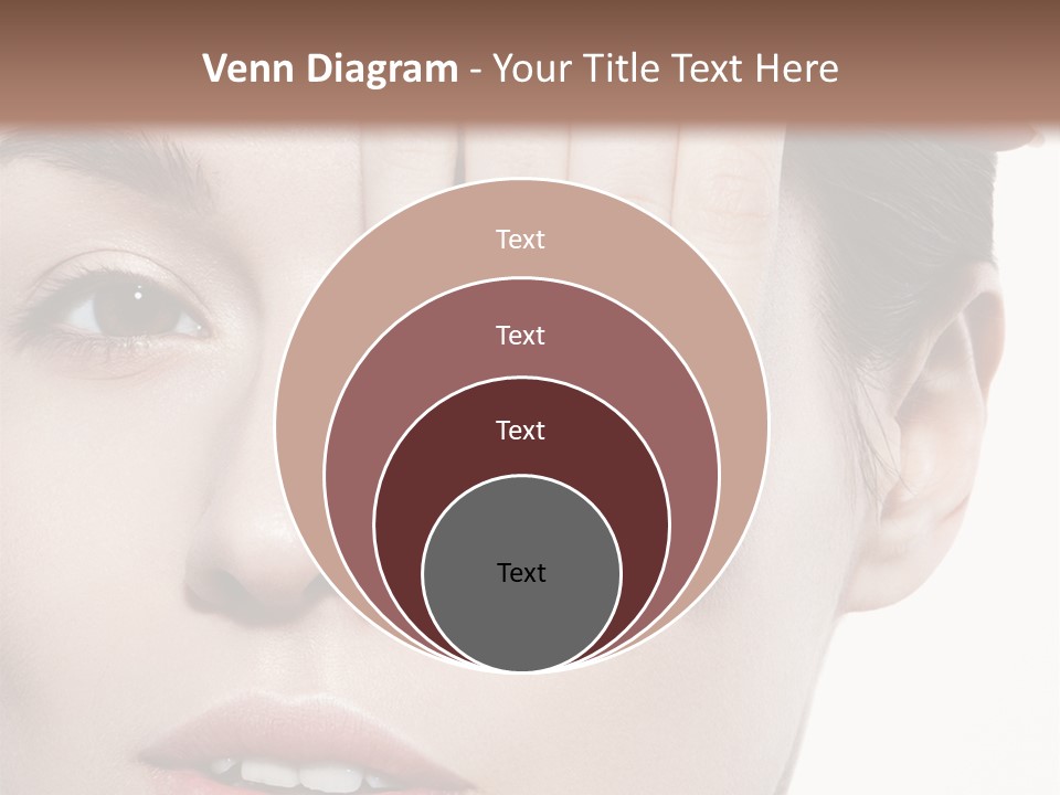 Woman Contact Fashion PowerPoint Template