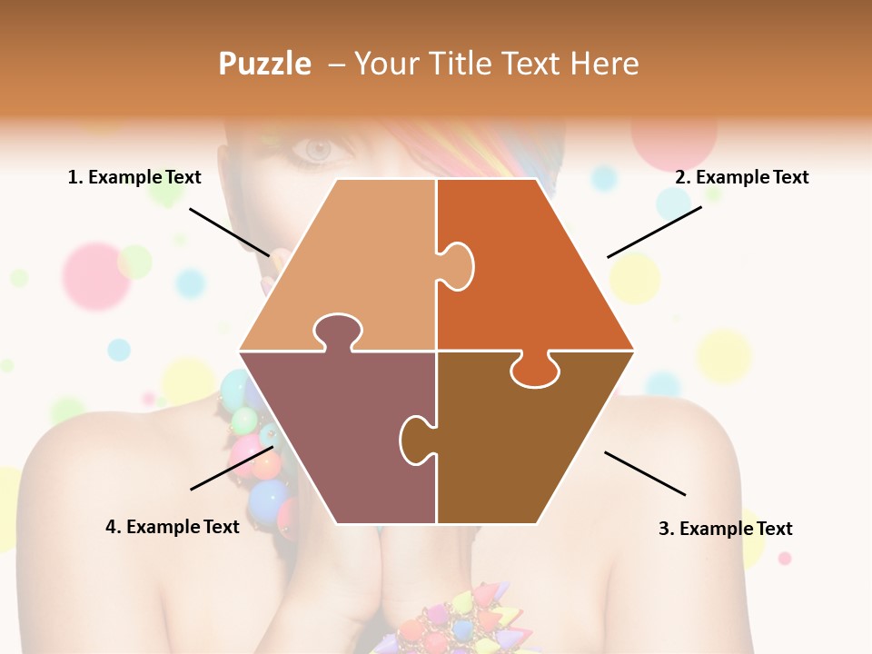 Hairstyle Manicure Bracelet PowerPoint Template