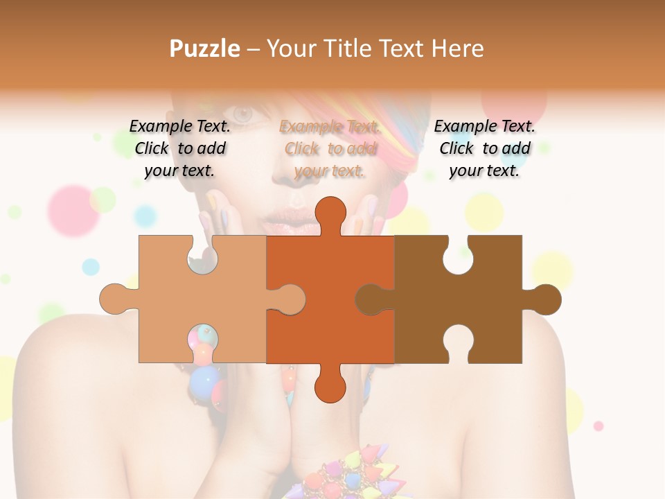 Hairstyle Manicure Bracelet PowerPoint Template