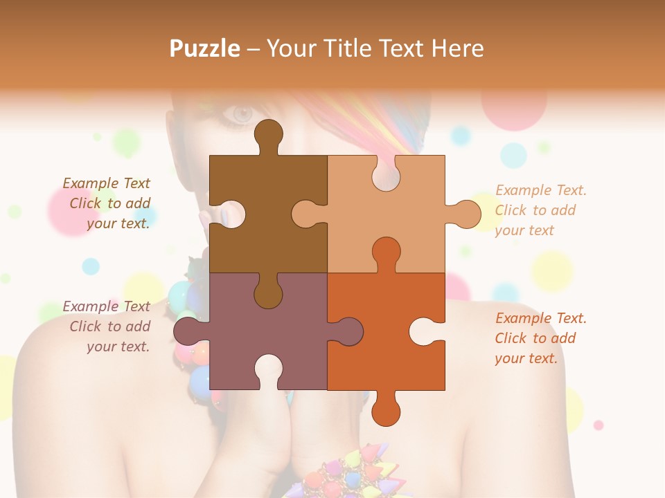 Hairstyle Manicure Bracelet PowerPoint Template