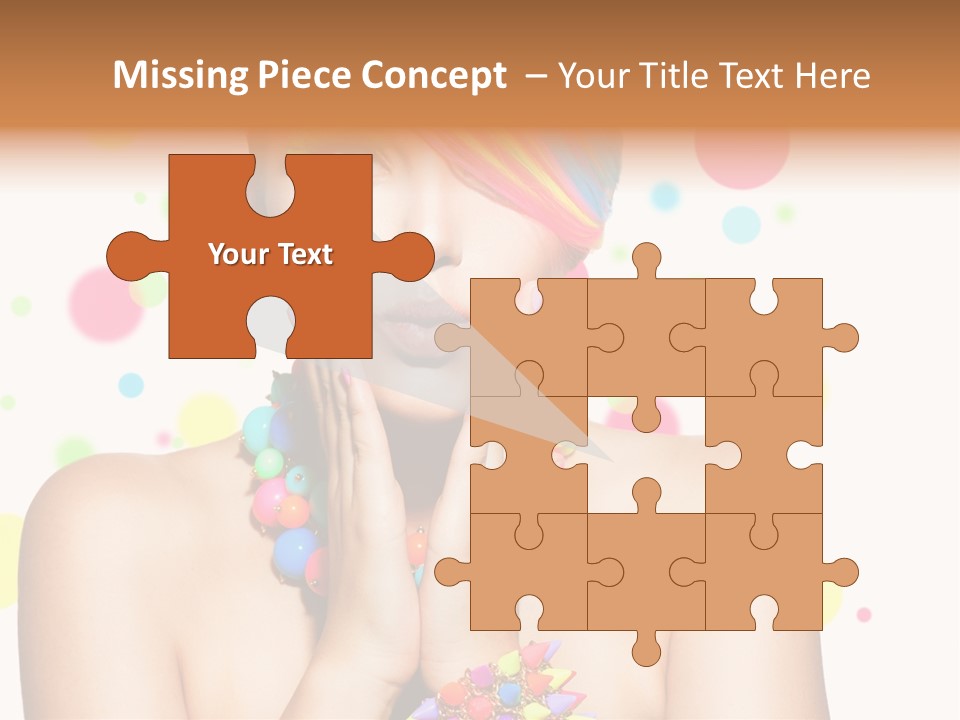 Hairstyle Manicure Bracelet PowerPoint Template