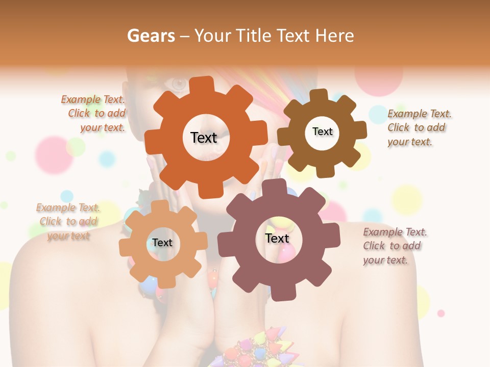 Hairstyle Manicure Bracelet PowerPoint Template