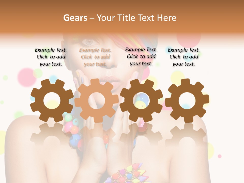 Hairstyle Manicure Bracelet PowerPoint Template