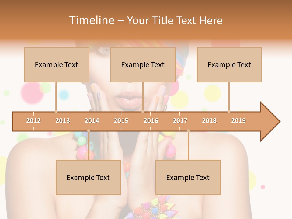 Hairstyle Manicure Bracelet PowerPoint Template