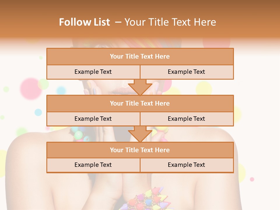 Hairstyle Manicure Bracelet PowerPoint Template