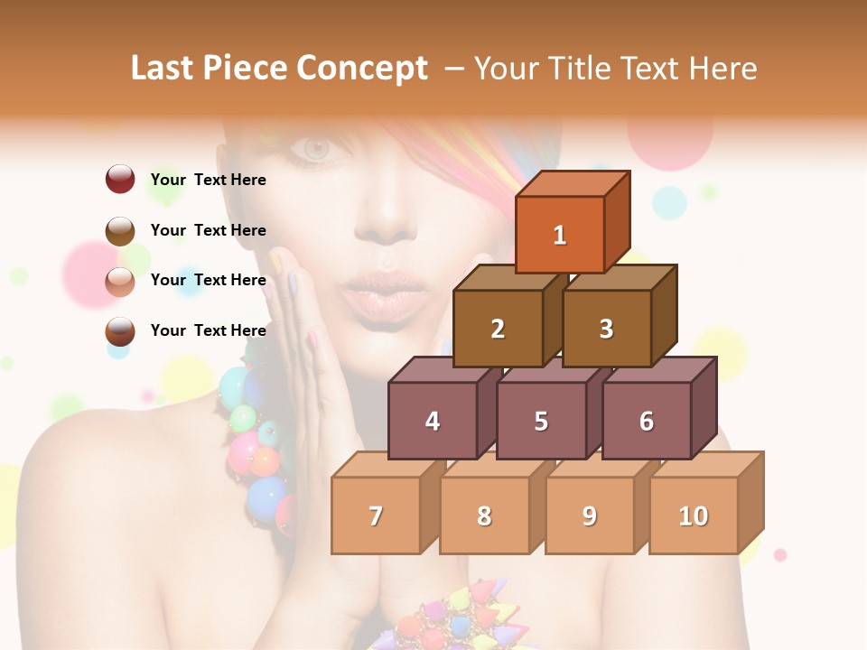 Hairstyle Manicure Bracelet PowerPoint Template