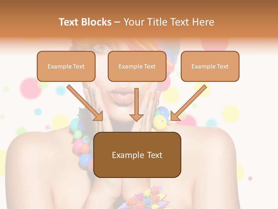 Hairstyle Manicure Bracelet PowerPoint Template