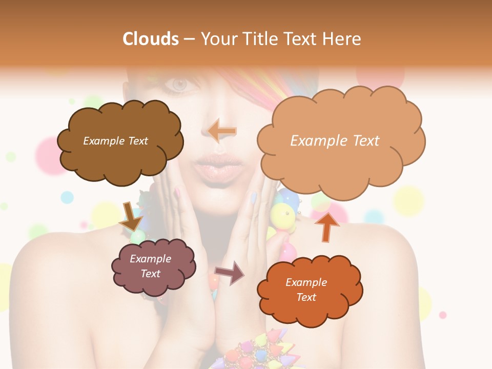 Hairstyle Manicure Bracelet PowerPoint Template