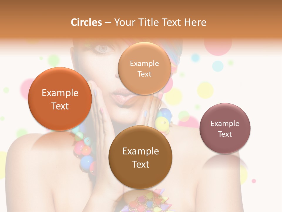 Hairstyle Manicure Bracelet PowerPoint Template