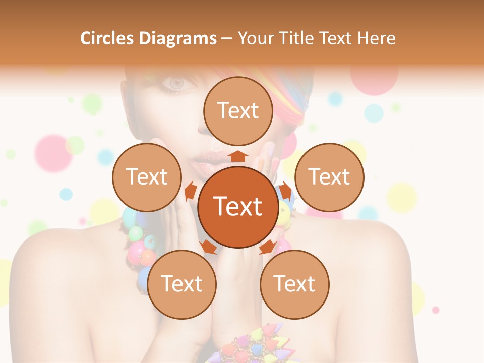 Hairstyle Manicure Bracelet PowerPoint Template