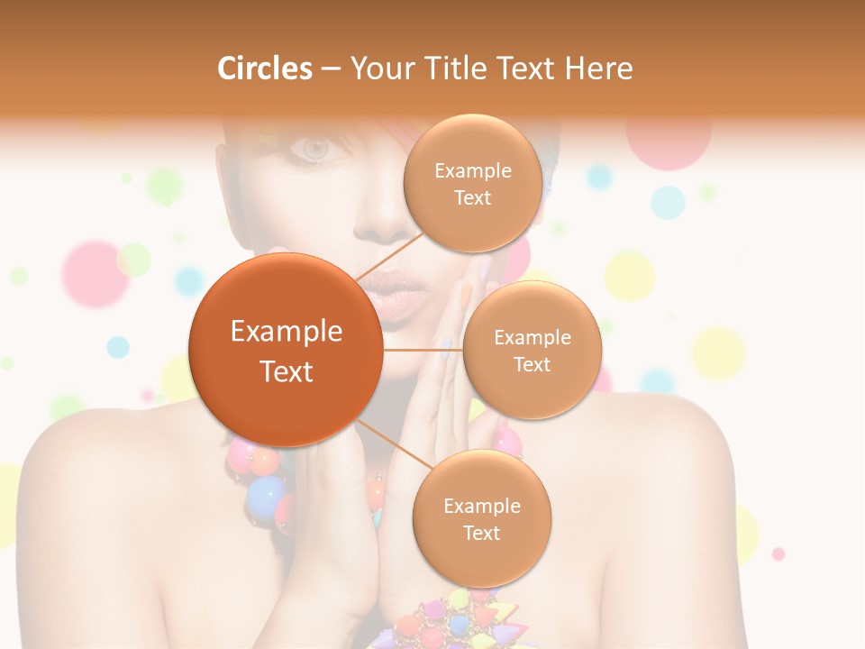 Hairstyle Manicure Bracelet PowerPoint Template