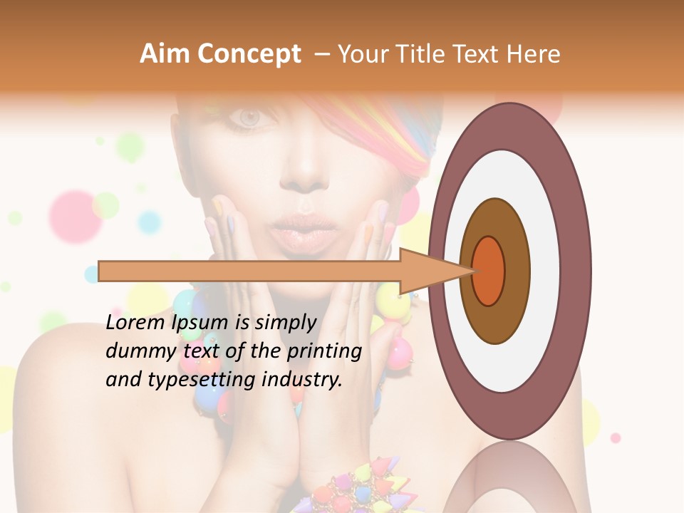 Hairstyle Manicure Bracelet PowerPoint Template