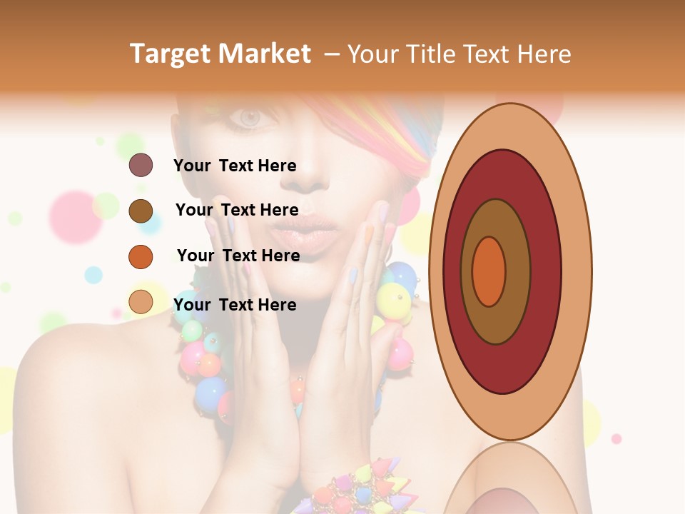 Hairstyle Manicure Bracelet PowerPoint Template