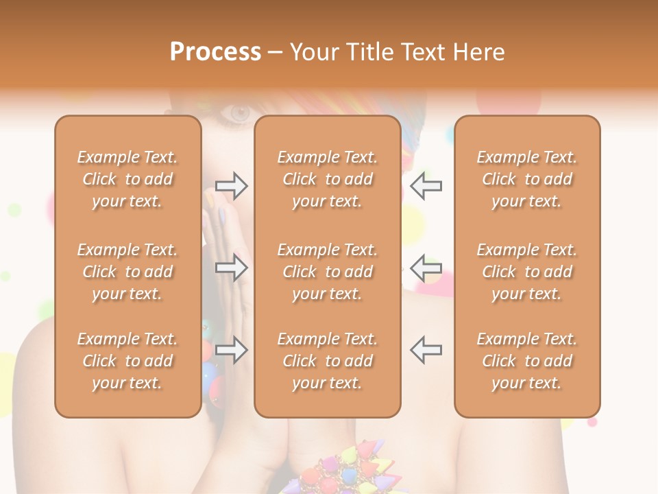 Hairstyle Manicure Bracelet PowerPoint Template