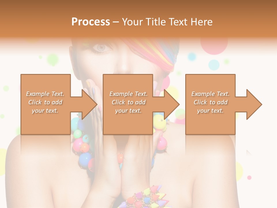 Hairstyle Manicure Bracelet PowerPoint Template