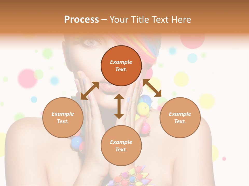 Hairstyle Manicure Bracelet PowerPoint Template