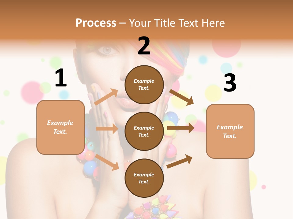 Hairstyle Manicure Bracelet PowerPoint Template