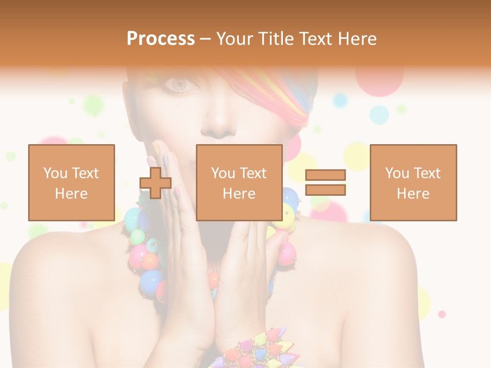 Hairstyle Manicure Bracelet PowerPoint Template