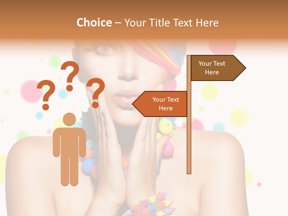 Hairstyle Manicure Bracelet PowerPoint Template