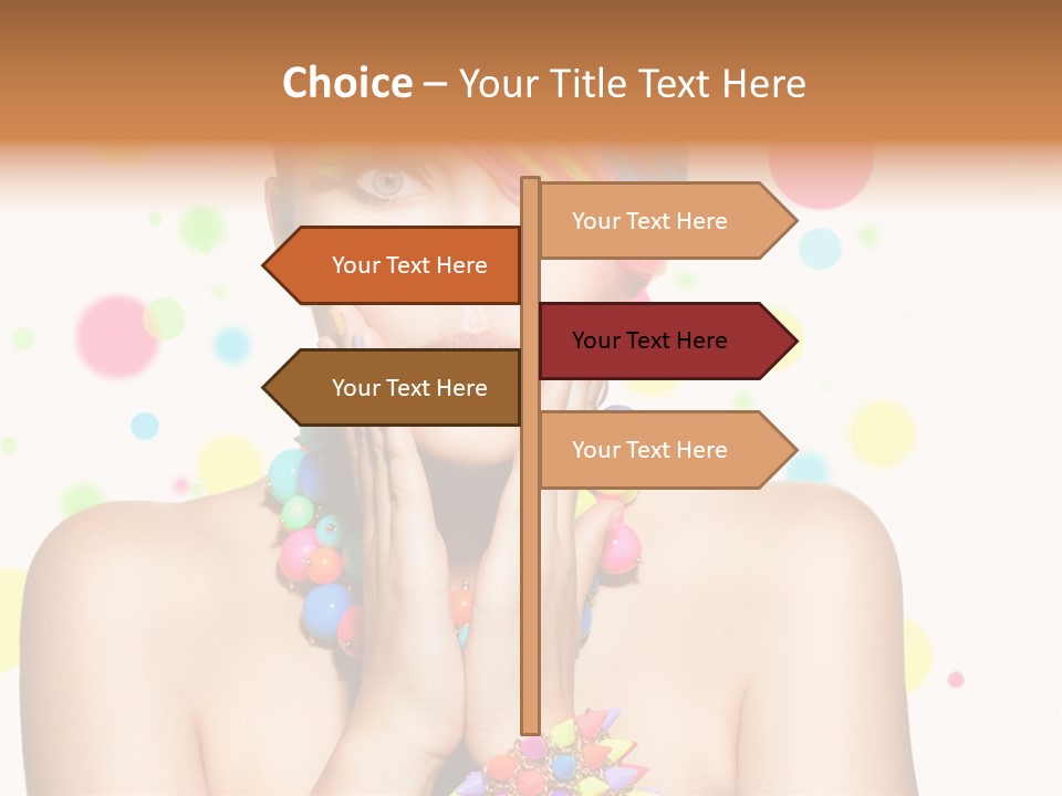 Hairstyle Manicure Bracelet PowerPoint Template