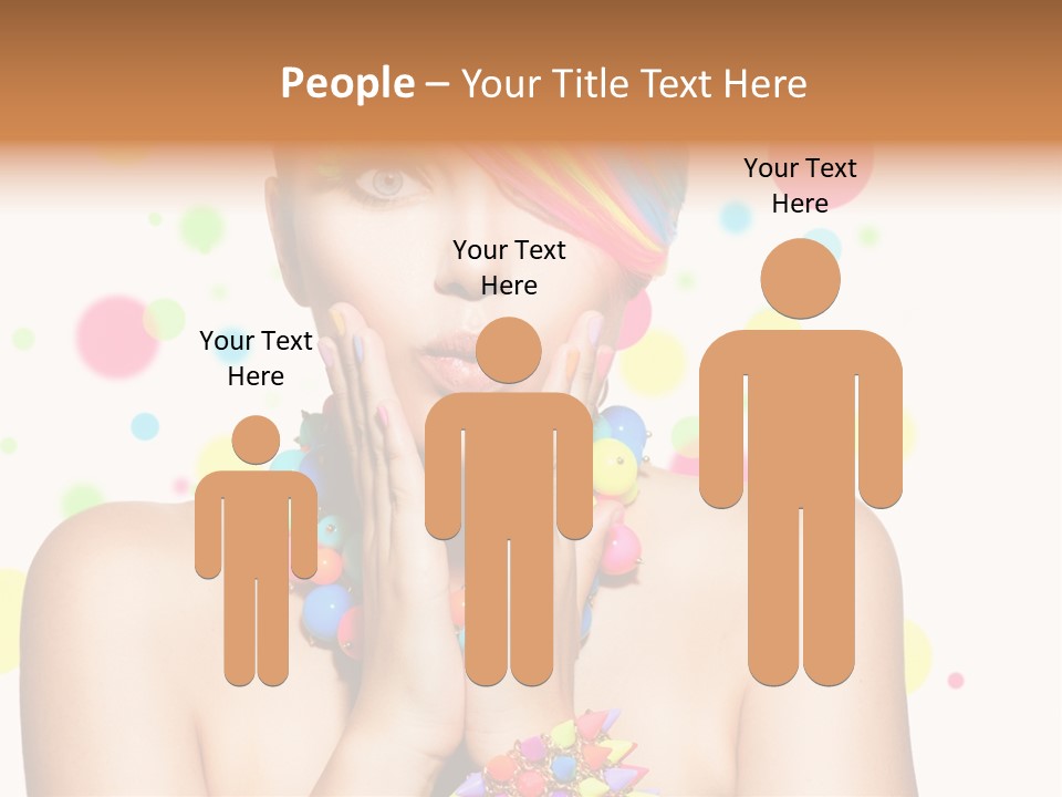 Hairstyle Manicure Bracelet PowerPoint Template